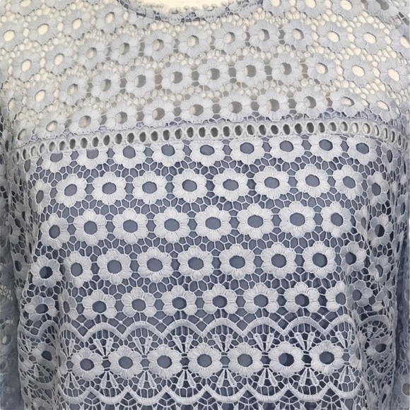 J Crew Daisy Lace Dress Lined Bell Sleeves 12 - Picture 6 of 8